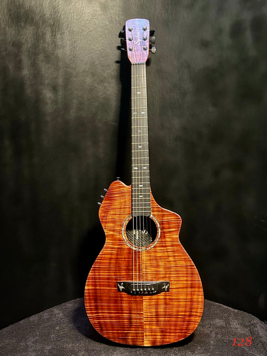 Carbon Fiber body with Koa top Guitar.