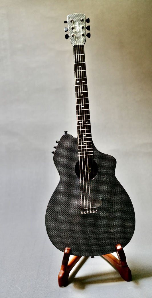 Carbon Fiber Guitar Black/Silver