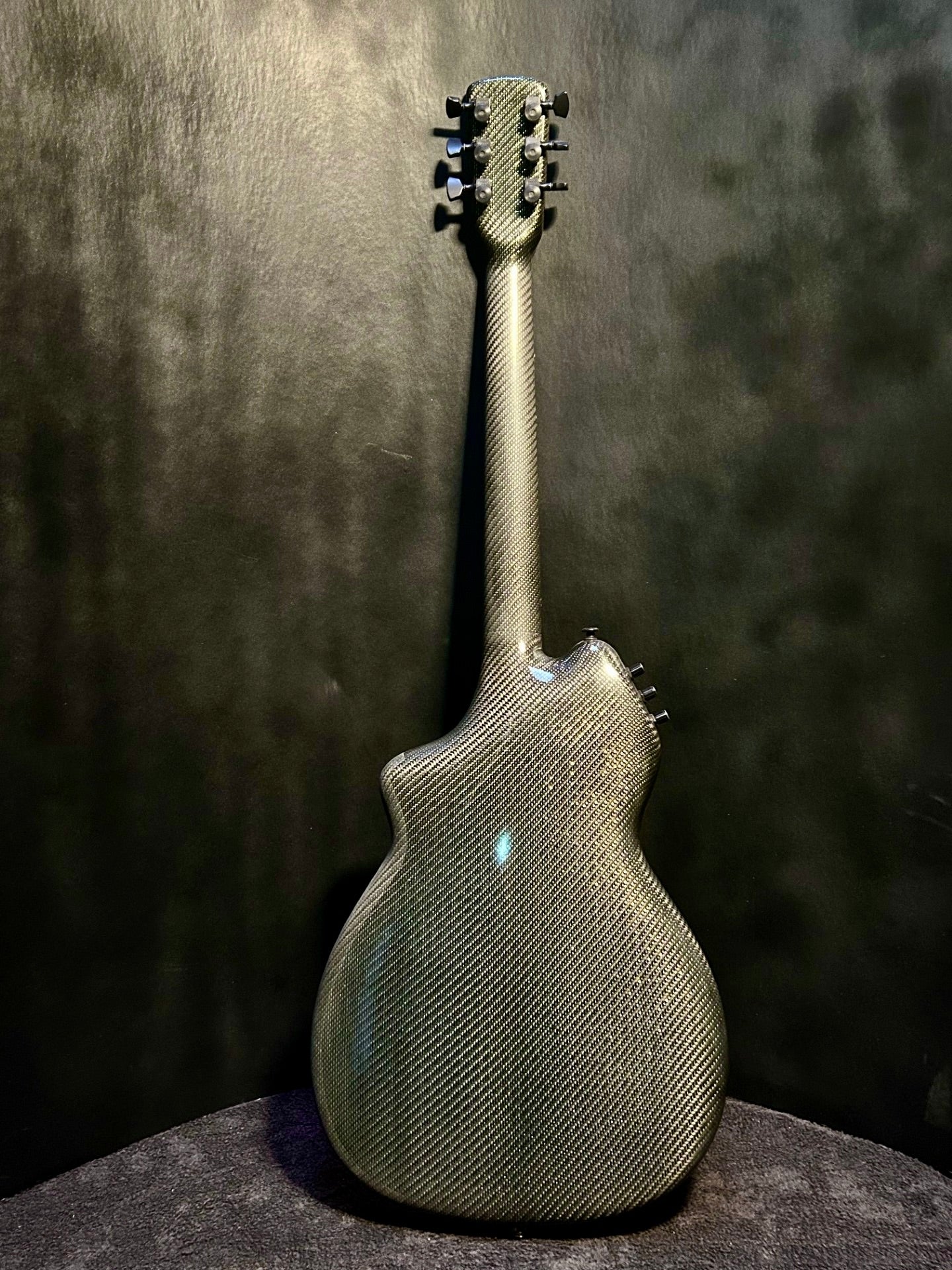 Carbon Fiber body with Koa top Guitar.