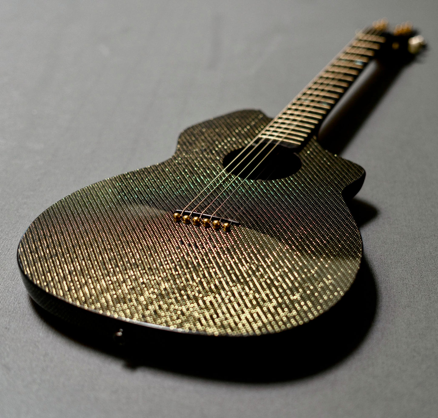Carbon Fiber Guitar Black/Gold